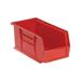 1 Pc Quantum Storage 5-1/2 In. W X 5 In. H Tool Storage Bin Polypropylene 1 Compartments Red