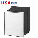 HEPA Filter and 4 Pre-Carbon Filters compatible with Whirlpool Whispure Air Purifier Models AP450 AP510 AP45030HO; Replaces Part # 1183054