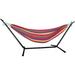 Tropical Stripe Double Classic 2 Person Hammock With Stand