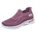Ierhent Womans Running Shoes Sperrys Women Womens Walking Tennis Shoes Fashion Slip on Comfortable Lightweight Memory Foam Casual Sneakers for Running Gym Workout Nurse Purple 41