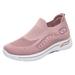 Ierhent Womens Shies Sperrys Women Tennis Shoes Womens Slip On Walking Sneakers with Arch Support Pink 40