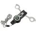 Survival 7 in 1 Whistle Emergency Survival Whistles with LED Light Thermometer Compass for Outdoor