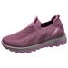 EHQJNJ Women s Loafers and Slip-Ons Sneaker Mesh Running Shoes Tennis Breathable Sneakers Fashion Sport Shoes Walking Shoes Business Casual Shoes Women Pink Women Shoes Dressy Comfortable Low Heel