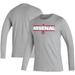 Men's adidas Heather Gray Arsenal AEROREADY Dassler Long Sleeve T-Shirt