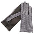 Grey Olivia / Women Leather Gloves - Iron 7.5" Karma Leather Gloves