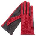Olivia / Women Leather Gloves - Red 7" Karma Leather Gloves