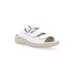 Women's Breezy Walker Slide Sandal by Propet in White Onyx (Size 11 M)