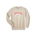 Men's Big & Tall Russell® Crew Sweatshirt by Russell Athletic in Oatmeal (Size 6XL)