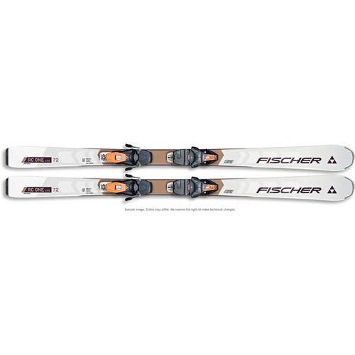 FISCHER Damen Racing Ski RC ONE LITE 73 SLR + RS9 SLR, Größe 150 in Weiß