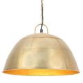 Industrial Vintage Hanging Lamp 25 W Brass Round 41 cm E27