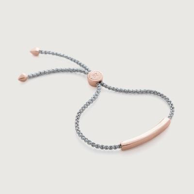 Rose Gold Linear Friendship Bracelet