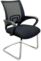 Mod Mesh Sled Base Guest Chair in 4 Colors