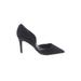 Steve Madden Heels: Slip On Stilleto Cocktail Party Black Print Shoes - Women's Size 7 1/2 - Pointed Toe