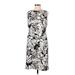 Sheri Martin New York Woman Casual Dress - Sheath: Ivory Print Dresses - Women's Size 6