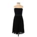 Max and Cleo Cocktail Dress - DropWaist: Black Solid Dresses - Women's Size 4