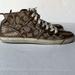 Coach Shoes | Coach Indiana Women's High Top Shoes Sneakers Gold Metallic Brown Size 10 B | Color: Brown/Gold | Size: 10