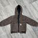 Carhartt Jackets & Coats | Carhartt Brown Hooded Jacket Canvas Full Zip Hoodie Youth Sz Xs (6) | Color: Brown | Size: 6b