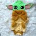 Disney Costumes | Baby Yoda 3-6 Mo Halloween Costume | Color: Green/Tan | Size: 3-6 Months