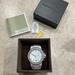 Michael Kors Accessories | Michael Kors Bel Aire Ceramic White Crystal Chrono Ladies Watch Mk-5392 Euc Box | Color: Silver/White | Size: Os