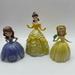 Disney Toys | 3 Disney Princess Pvc Figure Or Topper Three Princesses Belle Sophia | Color: Purple/Yellow | Size: 2.5-3.5”