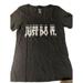 Nike Tops | New Women's Size Small Nike Active 'Just Do It' Top/Tee Black Ao3005-010 | Color: Black/Gray | Size: S
