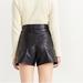 Levi's Shorts | Levis High Rise Faux Leather Womens Shorts | Color: Black | Size: 26