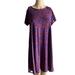 Lularoe Dresses | Lularoe Triangle Print Shift Dress Xxs | Color: Purple/Red | Size: 00