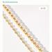 Anthropologie Jewelry | Delicate Crystal Bracelets, Set Of 2 | Color: Gold | Size: Os