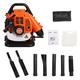 Shienfir 1 Set Leaf Blower Backpack Style 52 Cubic Centimeter Gas Powered Dust Blower Garden Supplies for Lawn Care, Gutter, Patio, Driveway, Jobsite for Leaf/Snow/Dust Blowing(UK Delivery)