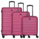 d & n - Travel Line 2400 Kofferset 3tlg. Koffer & Trolleys Pink Herren