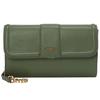 L.CREDI Larissa Clutch Tasche 24 cm moss Grün Damen