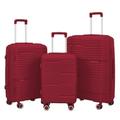 REEKOS Carry-on Suitcase Luggage 3pcs Carry On Luggage Hardshell Expandable Spinner Luggage with Lock 20/24/28in Suitcase Carry-on Suitcases Carry On Luggages (Color : I, Size : 20in+24in+28in)