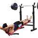 Folding Dumbbell Bench Fitness Foldable Height Adjustable Weight Bench, Squat Racks, Rack, Utility Decline Sit up Bench Crunch Board for, Fitness Home Gym Exercise