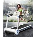 Folding Treadmills Treadmills, 2.0Hp Motor Home Smart Touch Screen Foldable Electric Treadmill, 1-8Km/H Ultra-Quiet Balance Shock Absorption Wireless