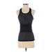 gym & tonic Active Tank Top: Black Color Block Activewear - Women's Size X-Small