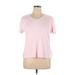 Reebok Active T-Shirt: Pink Activewear - Women's Size X-Large