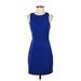 Lovers + Friends Cocktail Dress - Sheath: Blue Solid Dresses - New - Women's Size Small