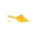 Katy Perry Heels: Yellow Color Block Shoes - Women's Size 9 1/2