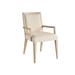 Tommy Bahama Home Sunset Key Upholstered Back Arm Chair Fabric in White/Brown | 34.75 H x 22.75 W x 25.5 D in | Wayfair 01-0578-881-01