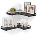 17 Stories Corner Shelf Wall Mount Set Of 2 in Black | 0.5 H x 15.7 W x 5.5 D in | Wayfair 384EE632F638419CB7DFD53137691A39