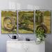 August Grove® Rustic Tractors I 3 Pieces Canvas in Brown/Green | 24 H x 48 W x 2 D in | Wayfair 3E148168B553472D99CD675FD337FC19