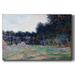 Red Barrel Studio® Meadow w/ Haystacks Near Giverny, 1885 On Canvas Print Metal in Black/Green/White | 40 H x 60 W x 1.5 D in | Wayfair