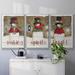 The Holiday Aisle® Making Spirits Bright Framed On Canvas 3 Pieces Print Canvas in White | 36 H x 75 W x 2 D in | Wayfair