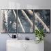 Latitude Run® Celestial Glimmer - Multi Piece Framed Canvas in Blue/Gray/Orange | 24 H x 48 W x 2 D in | Wayfair 9D914260975D4797AA5869B6136FBD34