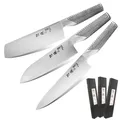 Couteau de chef Santoku en acier inoxydable haute dureté outils de cuisine sushi viande Aleaver