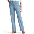 Appleseeds Women's DreamFlex Comfort-Waist Relaxed Straight-Leg Jeans - Yellow - 12PS - Petite Short