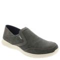 Nunn Bush Conway EZ Canvas Moc Toe Slip-On - Mens 9 Grey Slip On Medium