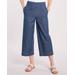 Blair Women's DenimLite Cropped Mid-Rise Flare Pants - Denim - 20W - Womens