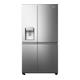 HISENSE PureFlat RS818N4IIE American-Style Smart Fridge Freezer - Grey Stainless Steel, Stainless Steel