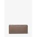 Jet Set Travel Large Saffiano Leather Quarter-zip Wallet